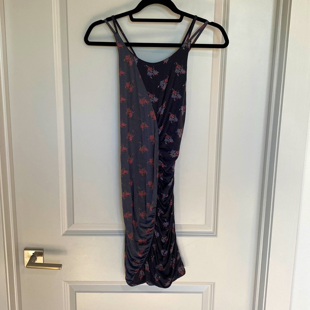 Free People Double Cross Mini Dress, Size Small